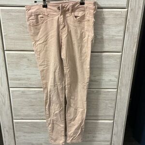 American Eagle Outfitters pale pink jeggings